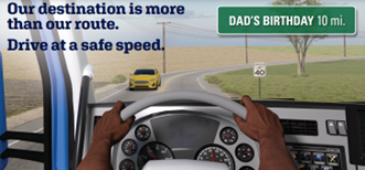 Safety Message – Excessive Speed