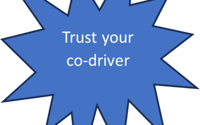Safety Message – Are you a good co-driver?