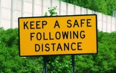 Safety – Following Distance